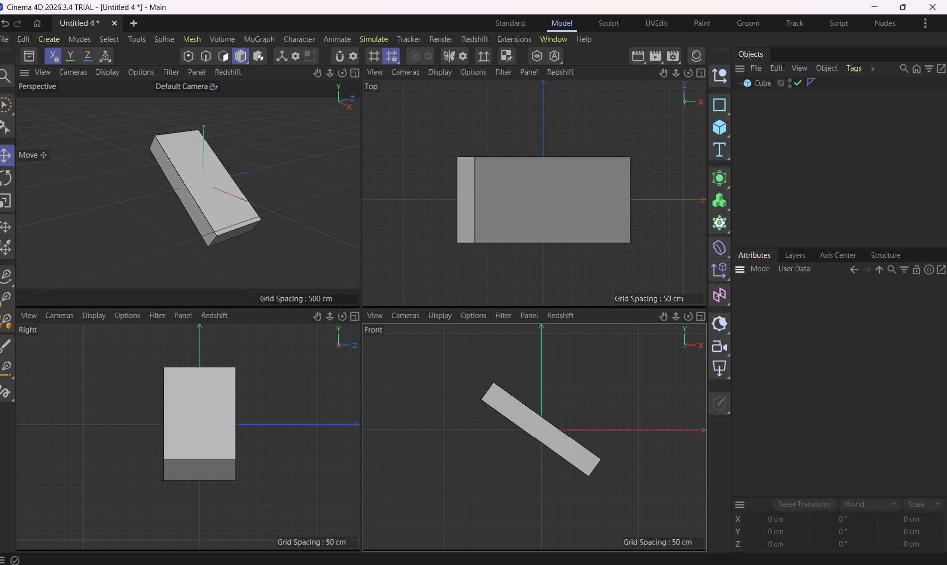 This is my learning process of the first tutorial.