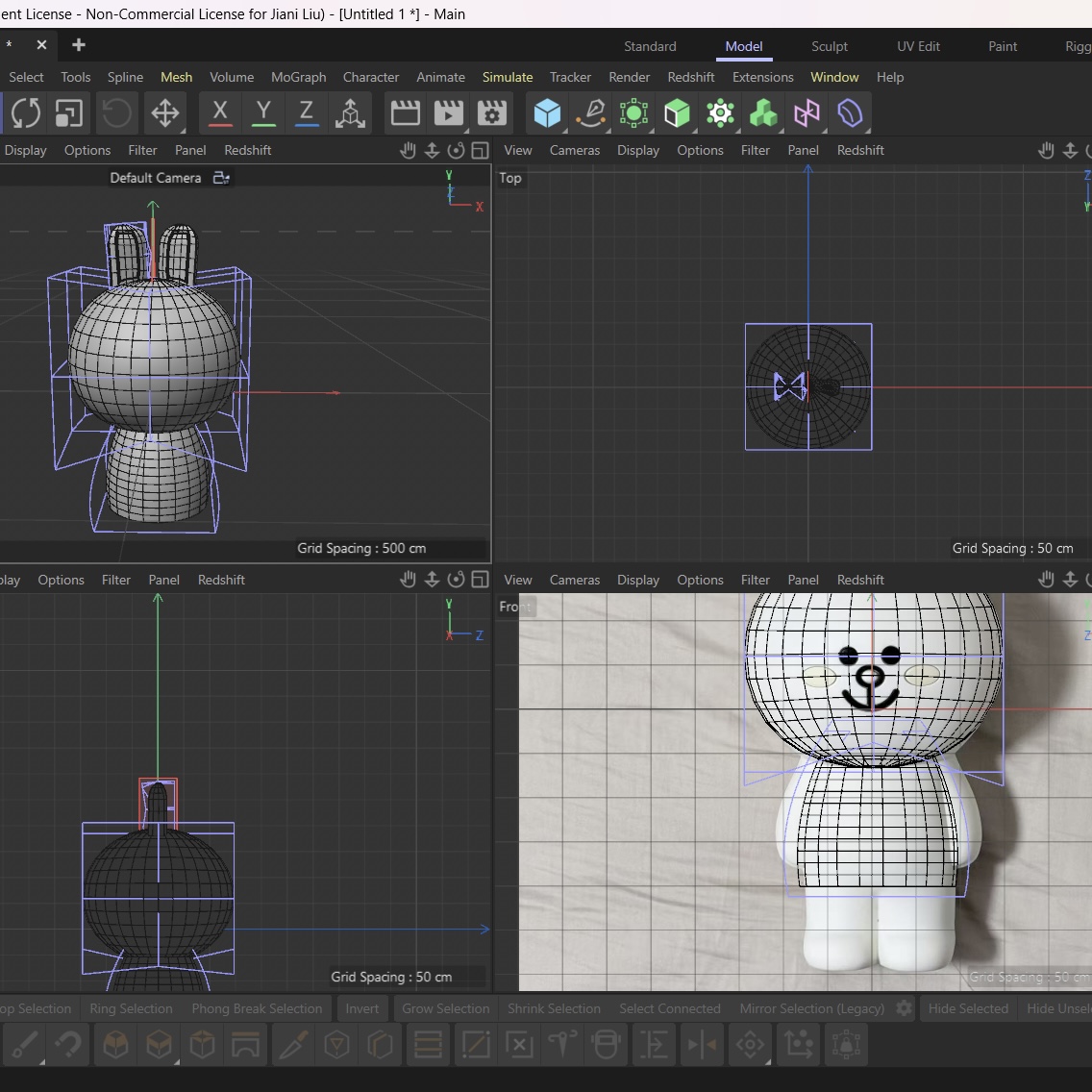 This is 1st process of the bunny.